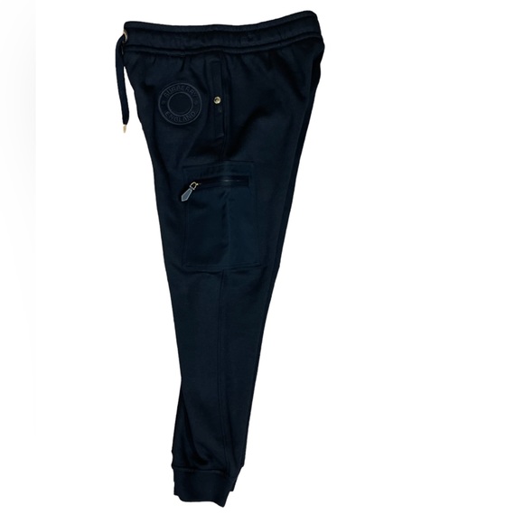 NWT Burberry “Caindk” Embroidered Logo Jersey Joggers (SBin) - Picture 4 of 14